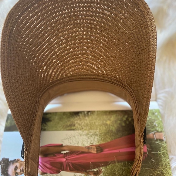 ☀️ New Lux Straw Sun Visor Hat - Picture 6 of 6